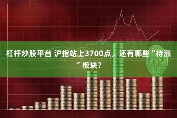 杠杆炒股平台 沪指站上3700点，还有哪些“待涨”板块？