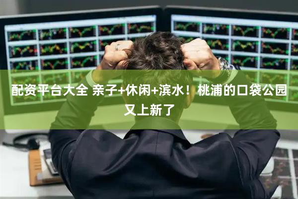配资平台大全 亲子+休闲+滨水！桃浦的口袋公园又上新了